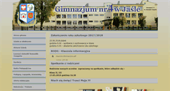 Desktop Screenshot of gim4-jaslo.edu.pl